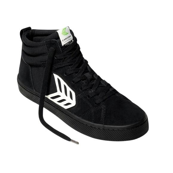Cartiuma Mens Catiba Pro High Top Sneakers US 11 EU 44 Black Suede NIB - Picture 1 of 12
